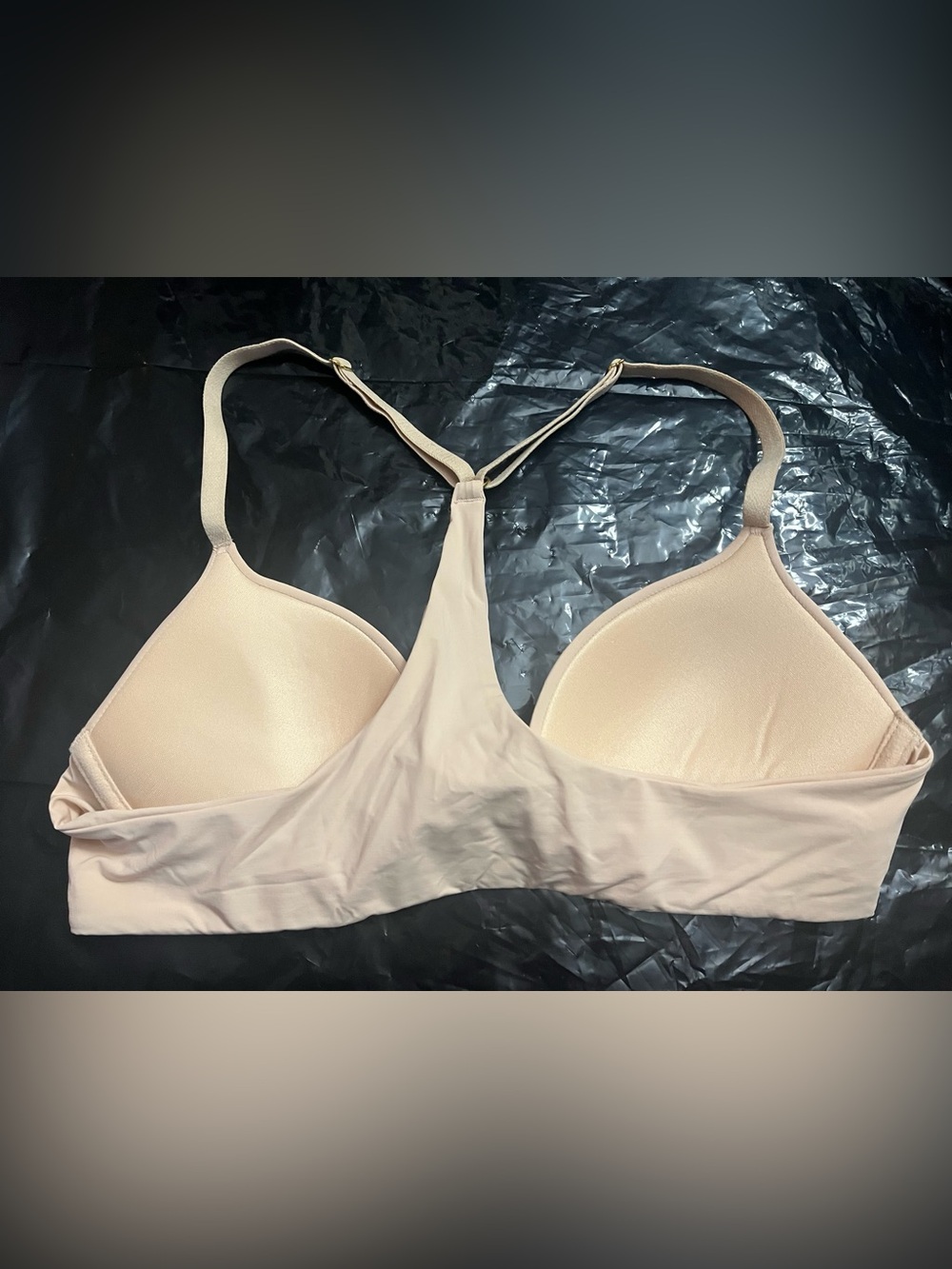 Pepper Black T-Back Push-Up Bra, 36A - Picture 2 of 9